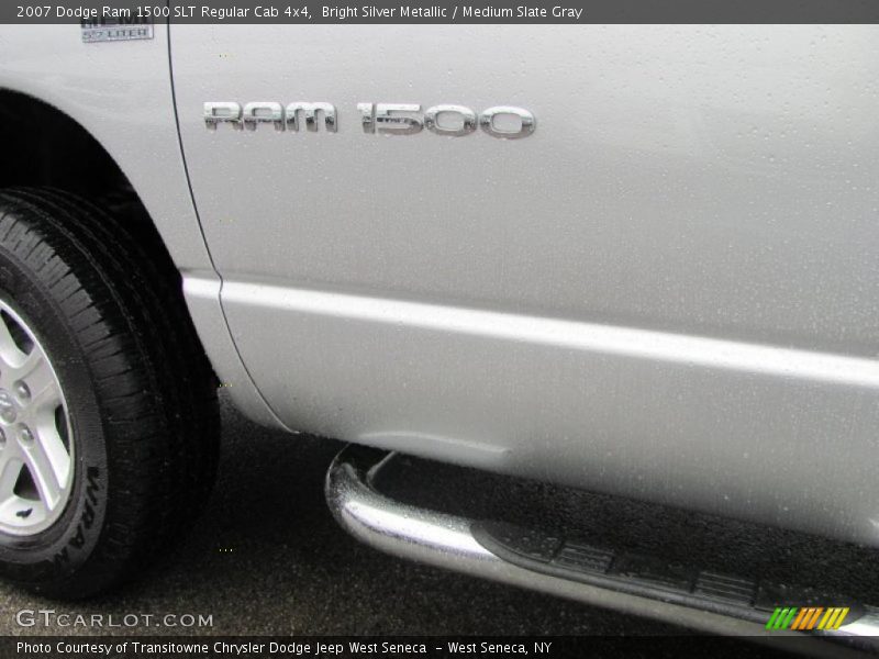 Bright Silver Metallic / Medium Slate Gray 2007 Dodge Ram 1500 SLT Regular Cab 4x4