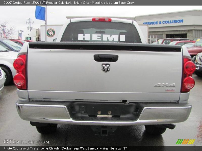 Bright Silver Metallic / Medium Slate Gray 2007 Dodge Ram 1500 SLT Regular Cab 4x4