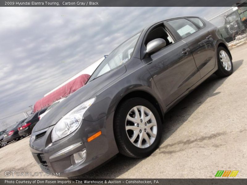 Carbon Gray / Black 2009 Hyundai Elantra Touring