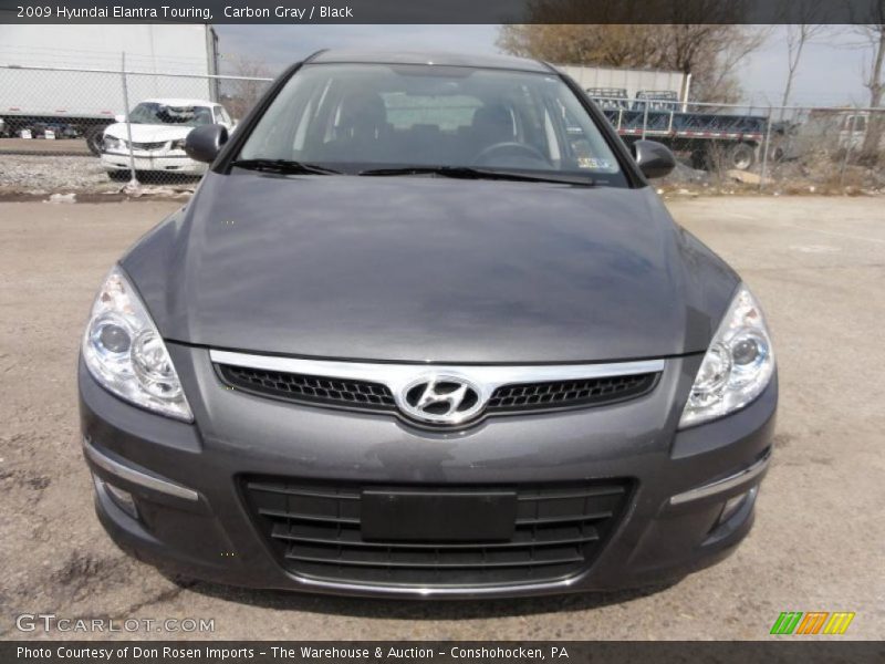 Carbon Gray / Black 2009 Hyundai Elantra Touring