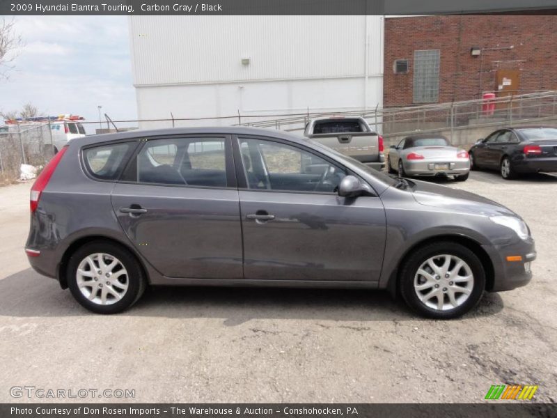 Carbon Gray / Black 2009 Hyundai Elantra Touring