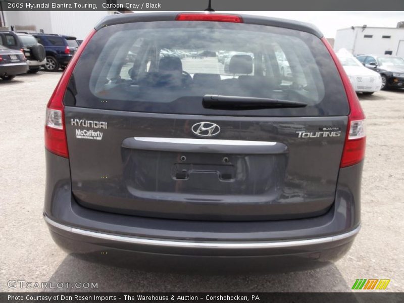 Carbon Gray / Black 2009 Hyundai Elantra Touring