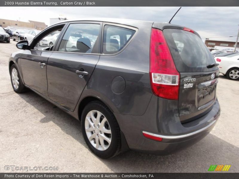 Carbon Gray / Black 2009 Hyundai Elantra Touring