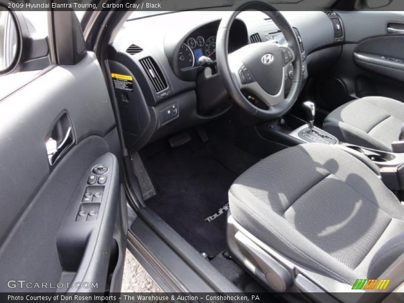 Carbon Gray / Black 2009 Hyundai Elantra Touring