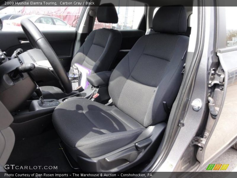 Carbon Gray / Black 2009 Hyundai Elantra Touring