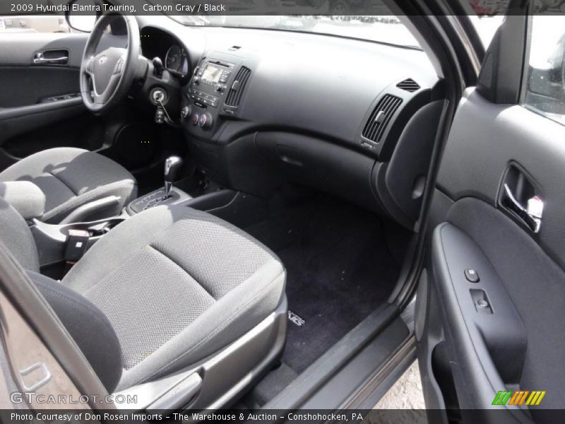 Carbon Gray / Black 2009 Hyundai Elantra Touring