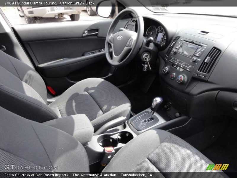Carbon Gray / Black 2009 Hyundai Elantra Touring