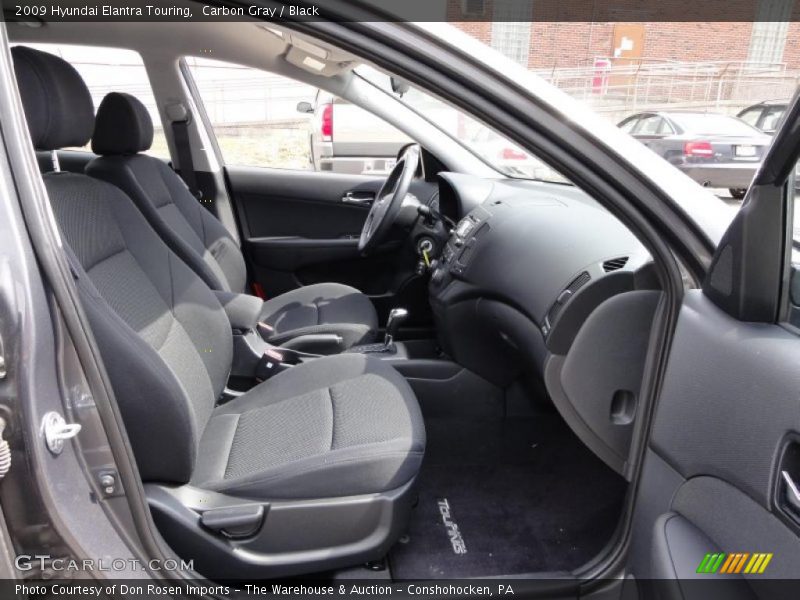 Carbon Gray / Black 2009 Hyundai Elantra Touring