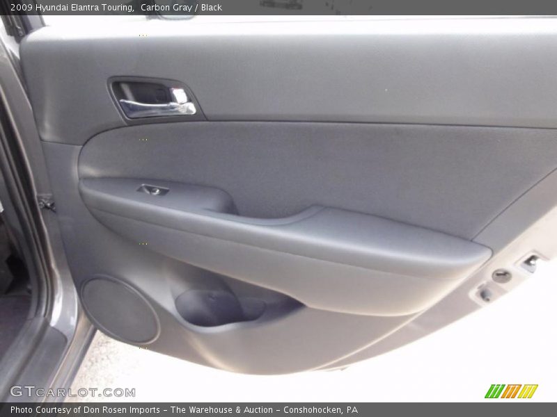 Carbon Gray / Black 2009 Hyundai Elantra Touring