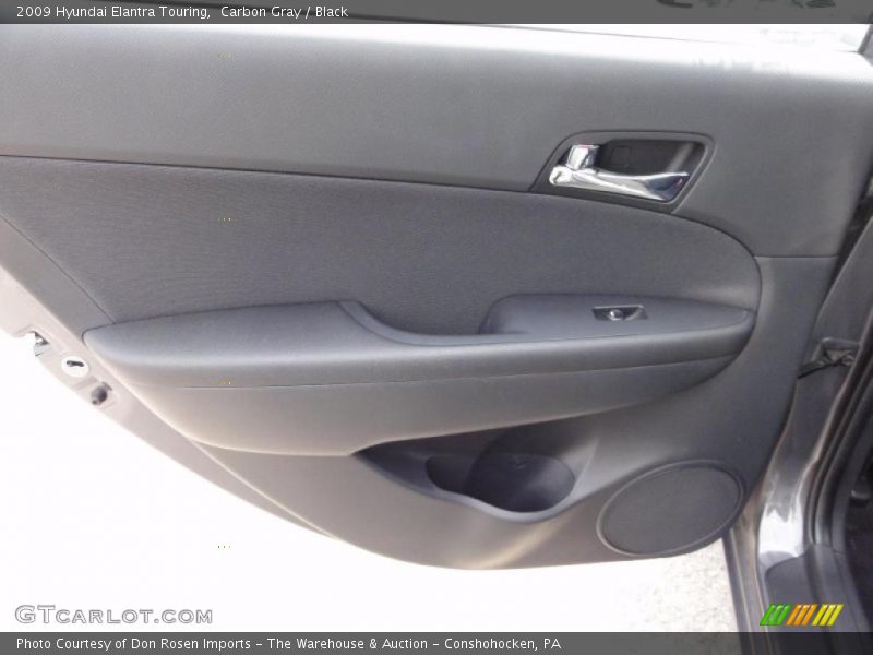 Carbon Gray / Black 2009 Hyundai Elantra Touring