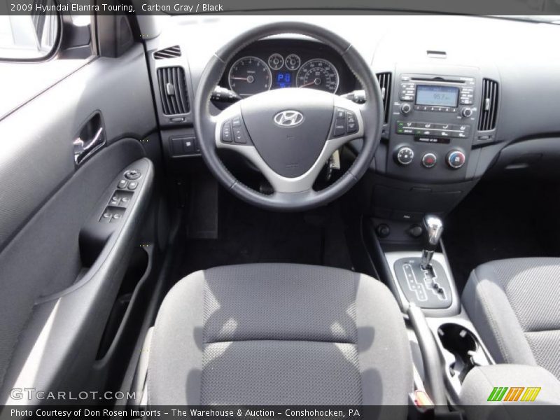 Carbon Gray / Black 2009 Hyundai Elantra Touring