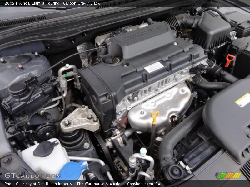  2009 Elantra Touring Engine - 2.0 Liter DOHC 16-Valve CVVT 4 Cylinder