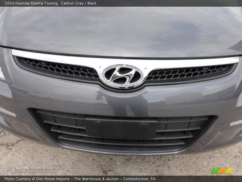 Carbon Gray / Black 2009 Hyundai Elantra Touring