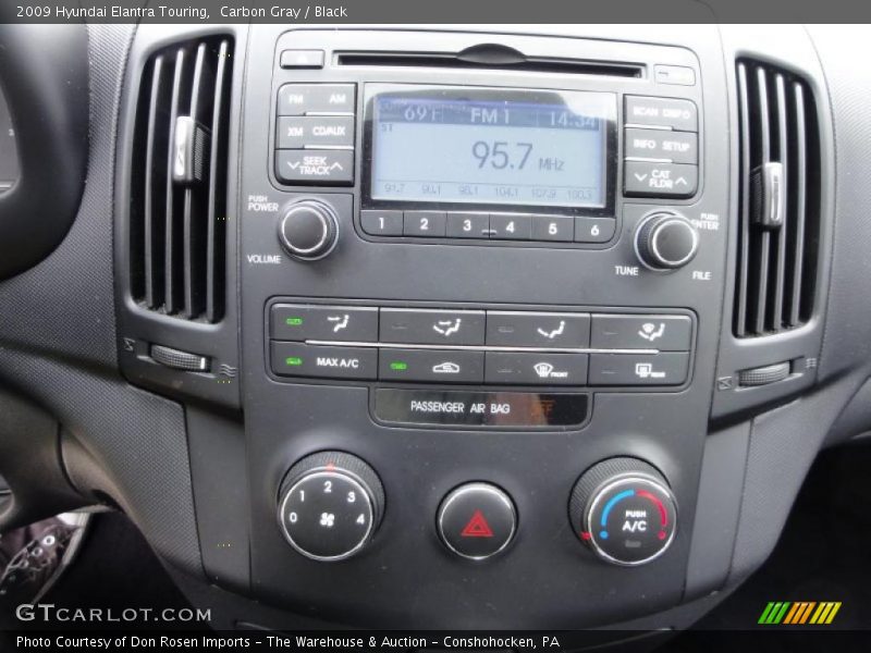 Controls of 2009 Elantra Touring