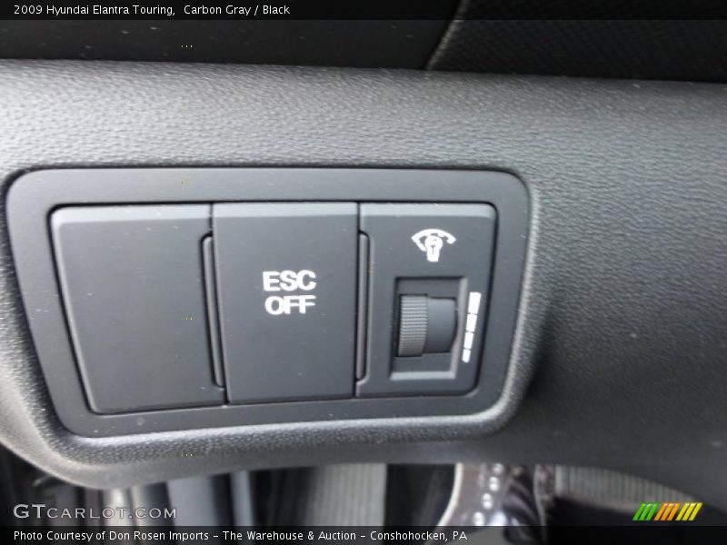 Carbon Gray / Black 2009 Hyundai Elantra Touring