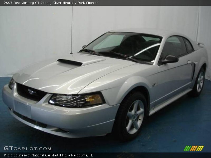 Silver Metallic / Dark Charcoal 2003 Ford Mustang GT Coupe