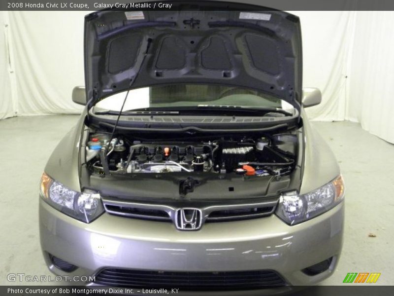 Galaxy Gray Metallic / Gray 2008 Honda Civic LX Coupe