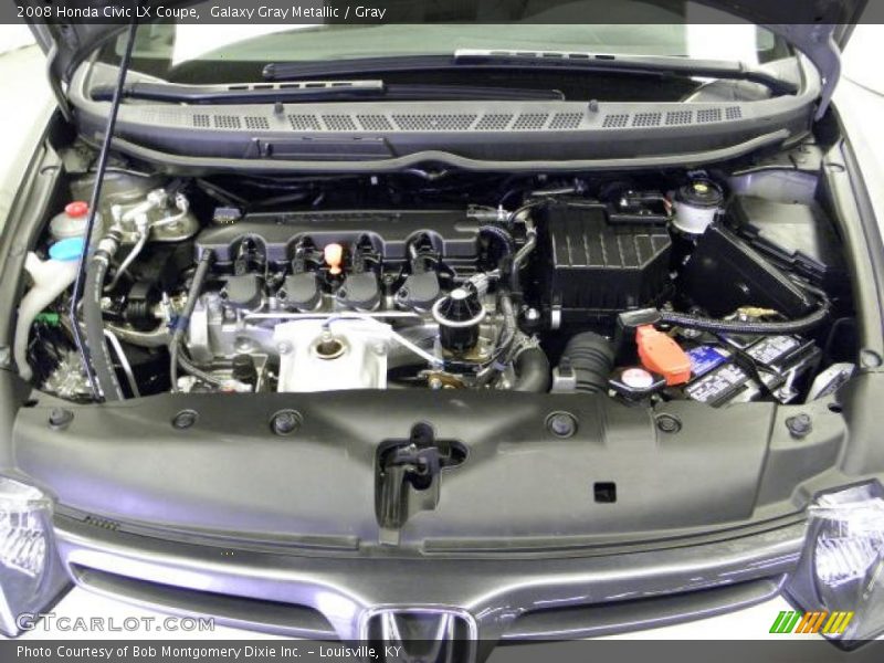 Galaxy Gray Metallic / Gray 2008 Honda Civic LX Coupe