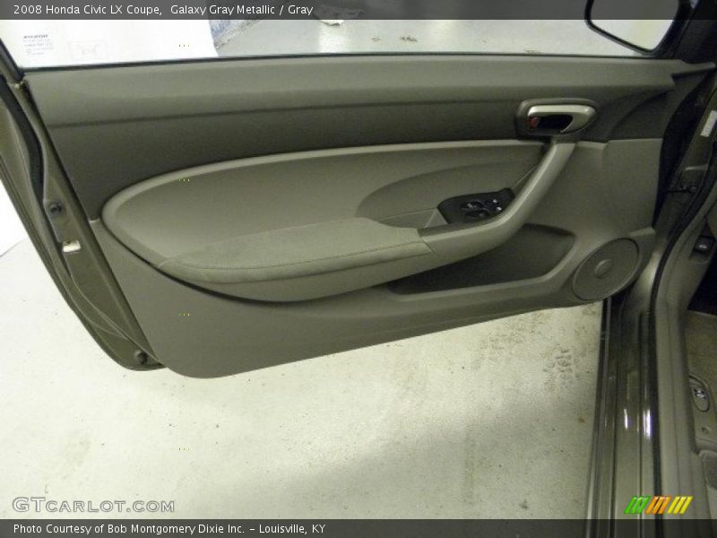 Galaxy Gray Metallic / Gray 2008 Honda Civic LX Coupe
