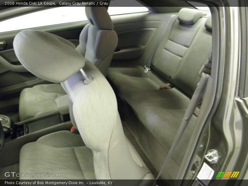 Galaxy Gray Metallic / Gray 2008 Honda Civic LX Coupe