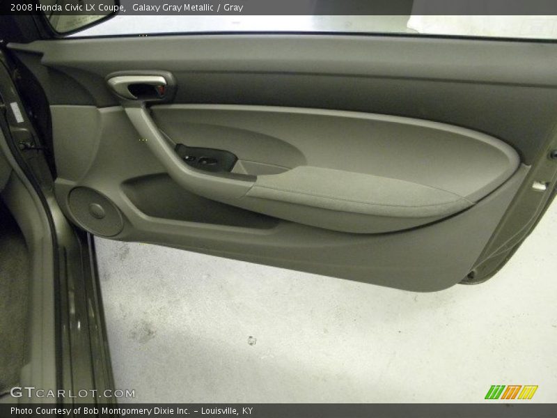 Galaxy Gray Metallic / Gray 2008 Honda Civic LX Coupe