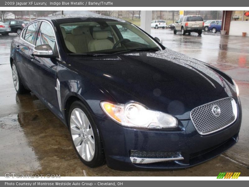 Indigo Blue Metallic / Barley/Truffle 2009 Jaguar XF Luxury