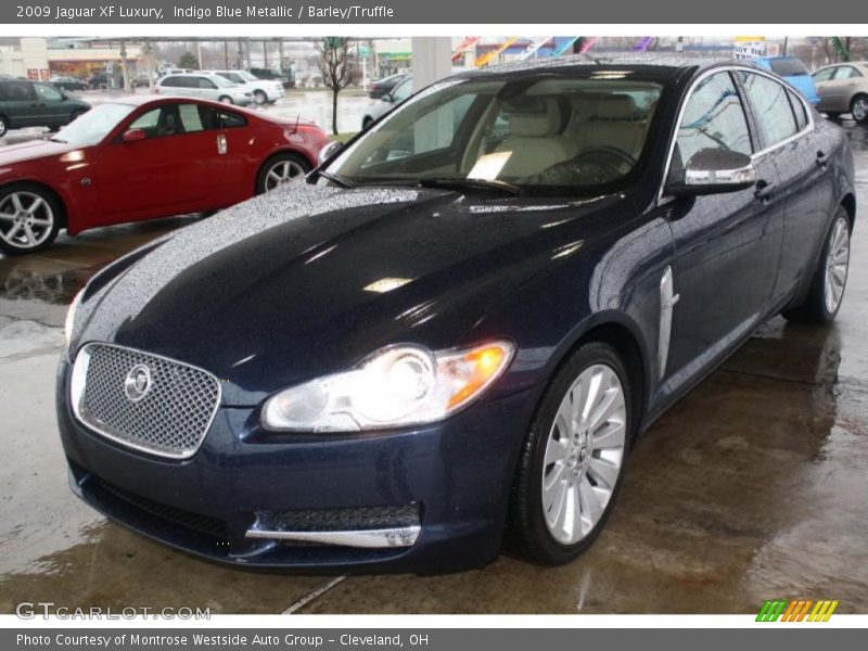 Indigo Blue Metallic / Barley/Truffle 2009 Jaguar XF Luxury