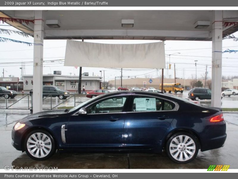Indigo Blue Metallic / Barley/Truffle 2009 Jaguar XF Luxury