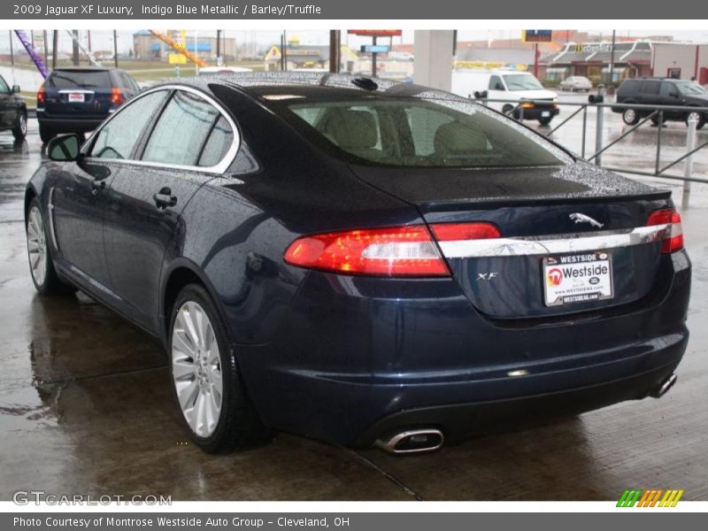 Indigo Blue Metallic / Barley/Truffle 2009 Jaguar XF Luxury