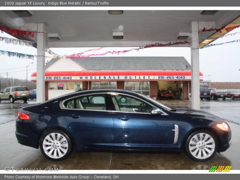 Indigo Blue Metallic / Barley/Truffle 2009 Jaguar XF Luxury