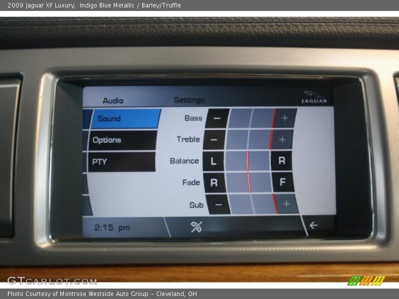 Indigo Blue Metallic / Barley/Truffle 2009 Jaguar XF Luxury