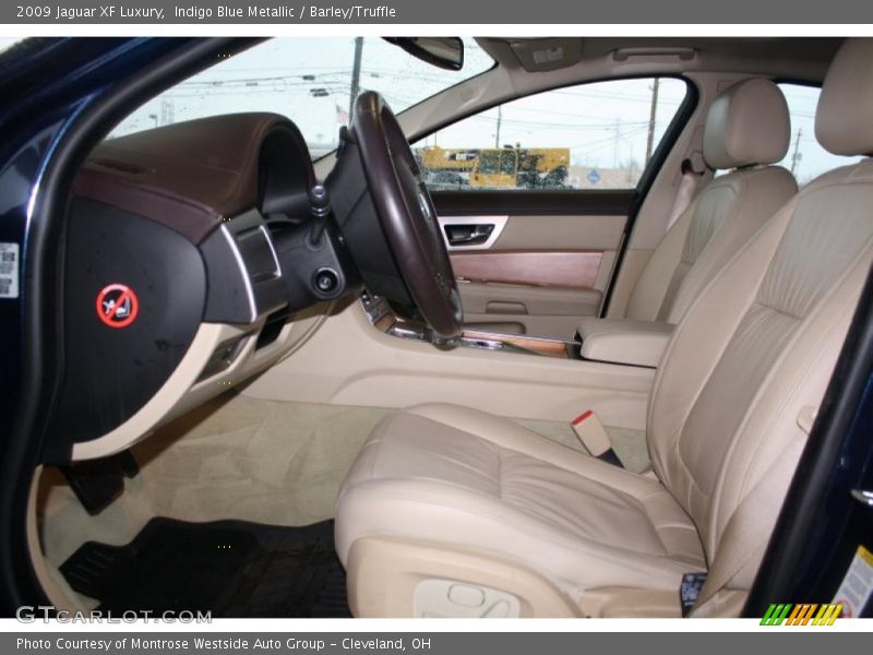 Indigo Blue Metallic / Barley/Truffle 2009 Jaguar XF Luxury