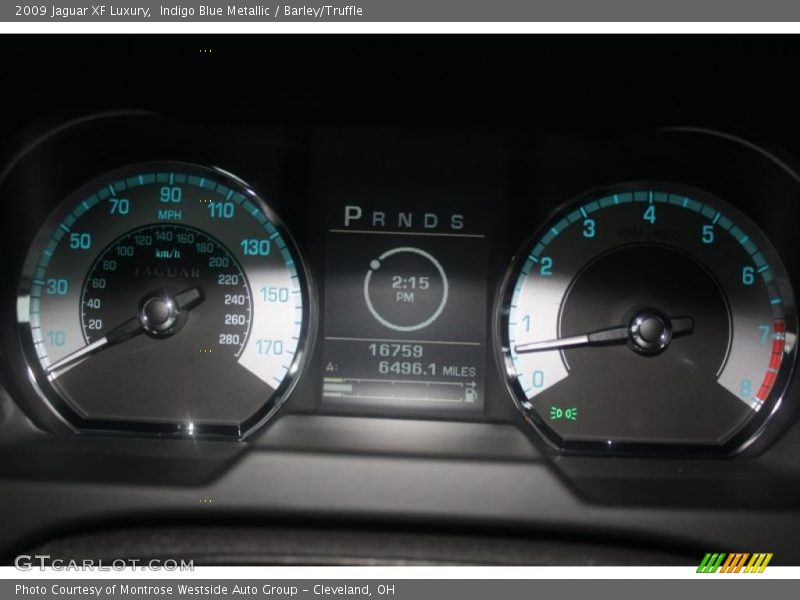 Indigo Blue Metallic / Barley/Truffle 2009 Jaguar XF Luxury