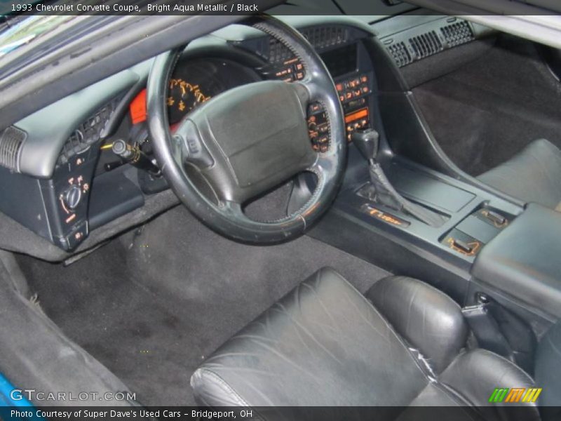 Black Interior - 1993 Corvette Coupe 