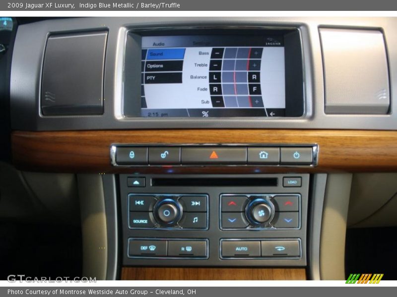 Indigo Blue Metallic / Barley/Truffle 2009 Jaguar XF Luxury