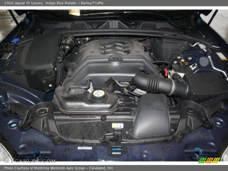 Indigo Blue Metallic / Barley/Truffle 2009 Jaguar XF Luxury