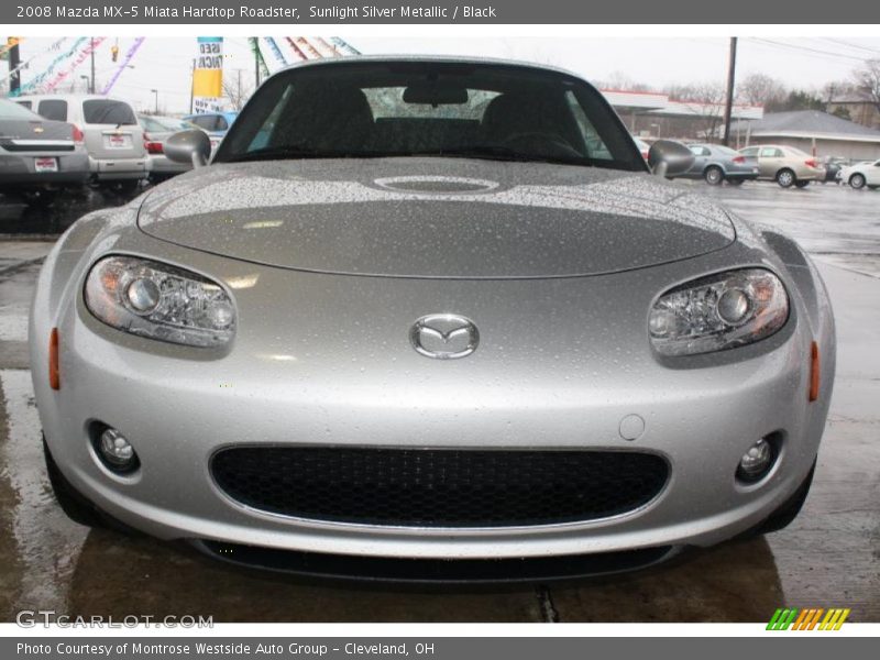 Sunlight Silver Metallic / Black 2008 Mazda MX-5 Miata Hardtop Roadster