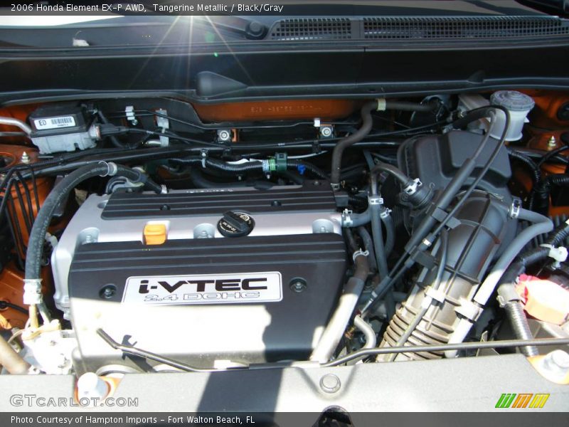 Tangerine Metallic / Black/Gray 2006 Honda Element EX-P AWD