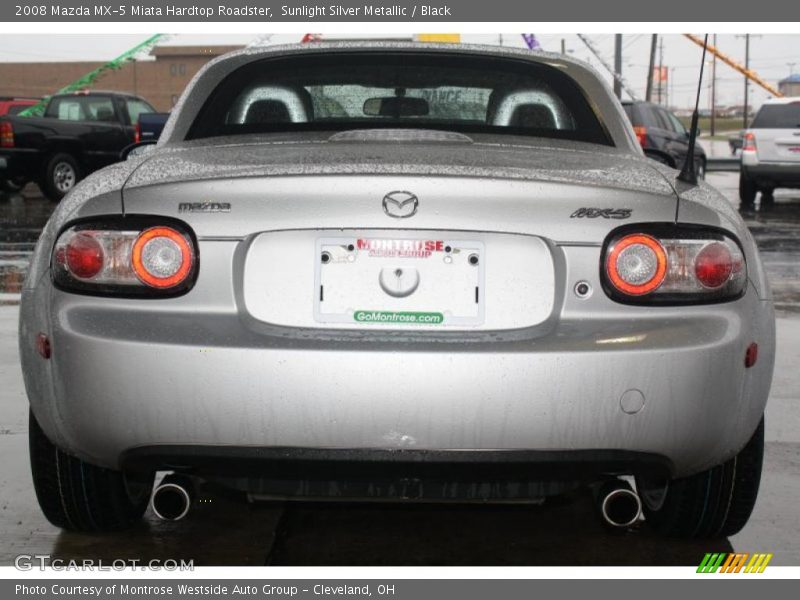 Sunlight Silver Metallic / Black 2008 Mazda MX-5 Miata Hardtop Roadster