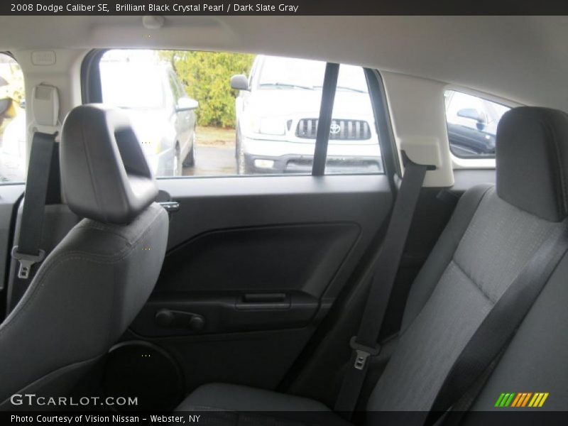 Brilliant Black Crystal Pearl / Dark Slate Gray 2008 Dodge Caliber SE
