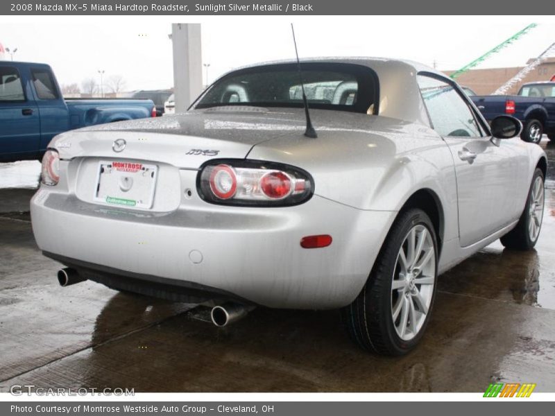 Sunlight Silver Metallic / Black 2008 Mazda MX-5 Miata Hardtop Roadster