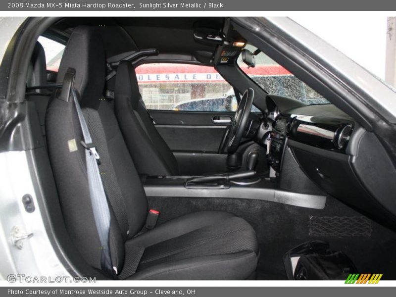 Sunlight Silver Metallic / Black 2008 Mazda MX-5 Miata Hardtop Roadster