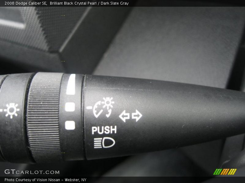 Brilliant Black Crystal Pearl / Dark Slate Gray 2008 Dodge Caliber SE