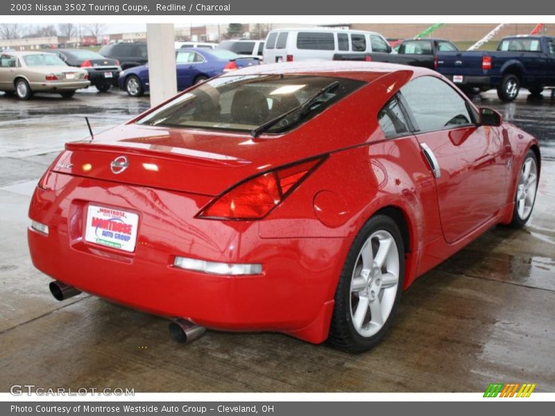 Redline / Charcoal 2003 Nissan 350Z Touring Coupe