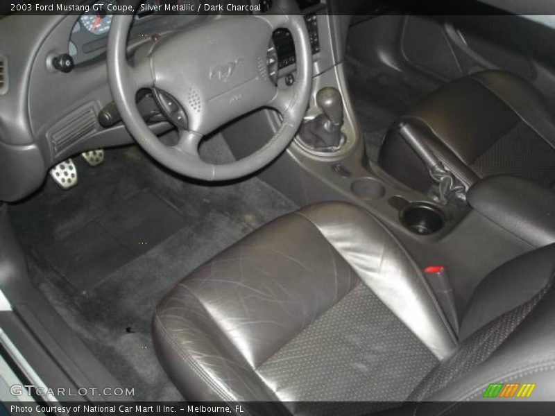 Silver Metallic / Dark Charcoal 2003 Ford Mustang GT Coupe
