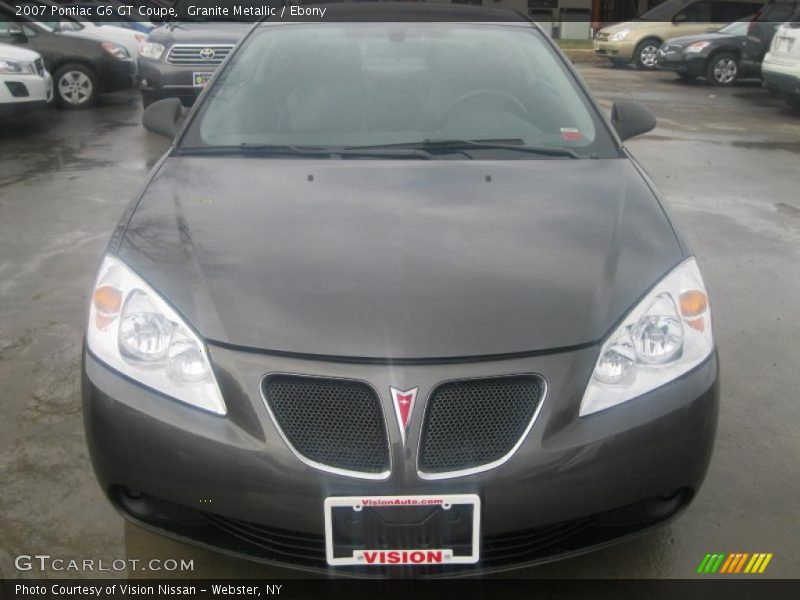 Granite Metallic / Ebony 2007 Pontiac G6 GT Coupe