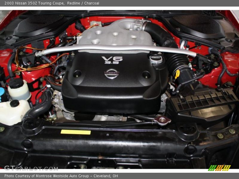 Redline / Charcoal 2003 Nissan 350Z Touring Coupe