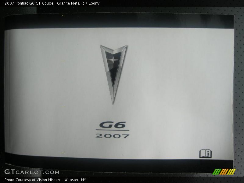 Granite Metallic / Ebony 2007 Pontiac G6 GT Coupe