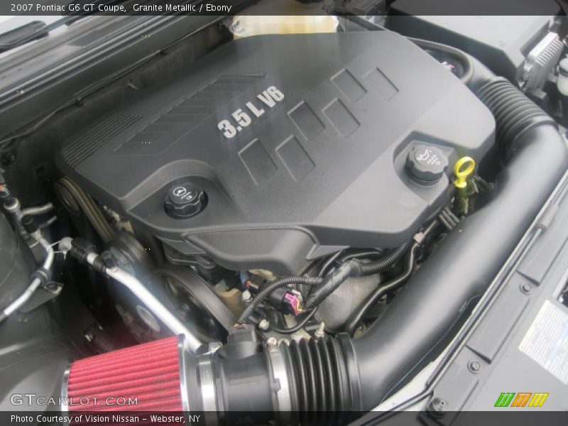 Granite Metallic / Ebony 2007 Pontiac G6 GT Coupe