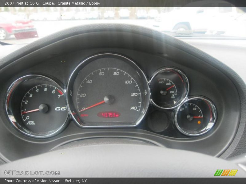  2007 G6 GT Coupe GT Coupe Gauges